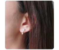 Silver Stud Earring STS-5879